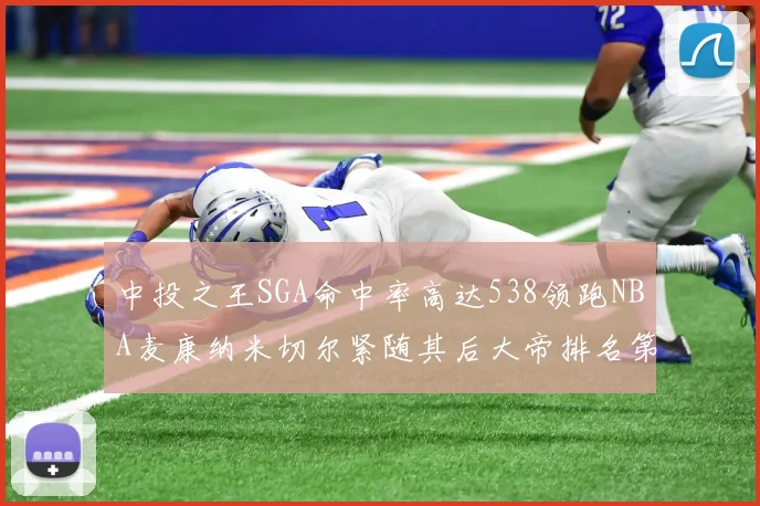 中投之王SGA命中率高达538领跑NBA麦康纳米切尔紧随其后大帝排名第七